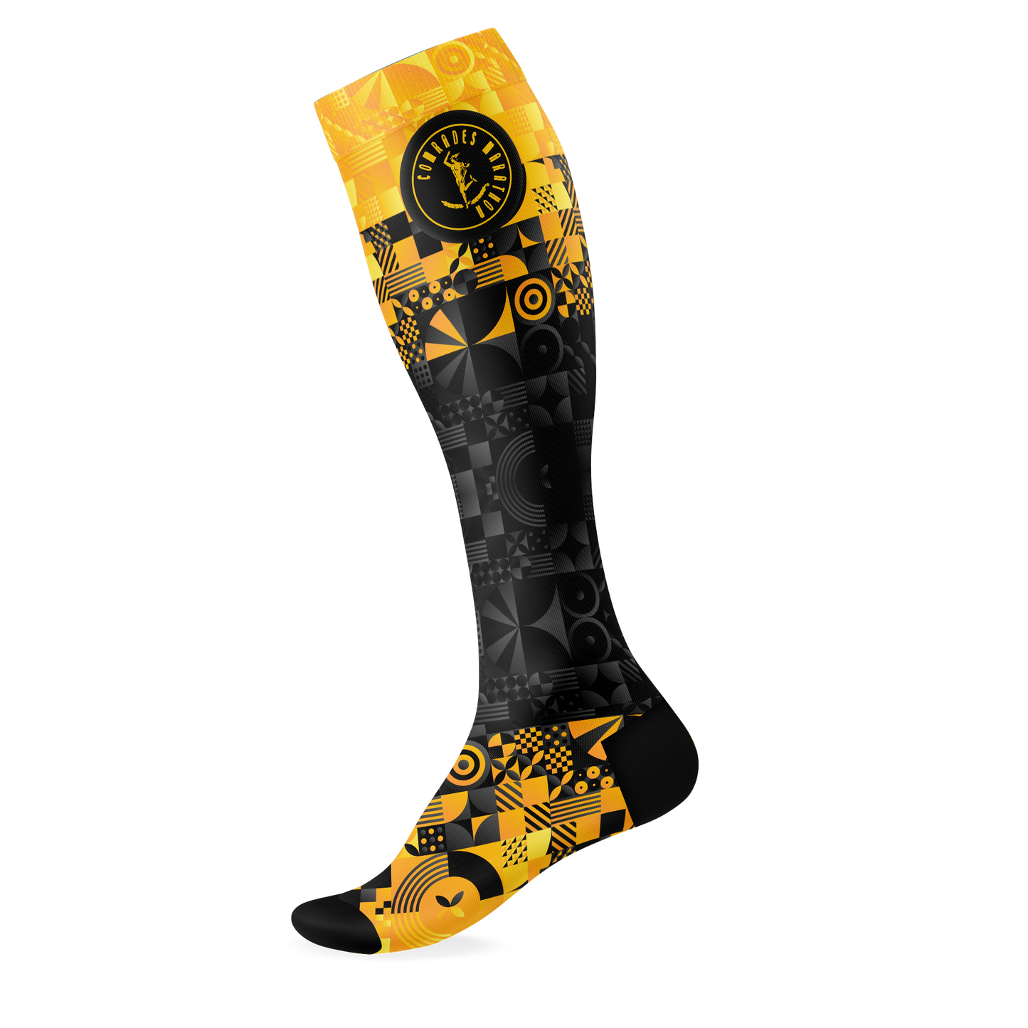 Comrades Marathon Yellow Knee High Socks