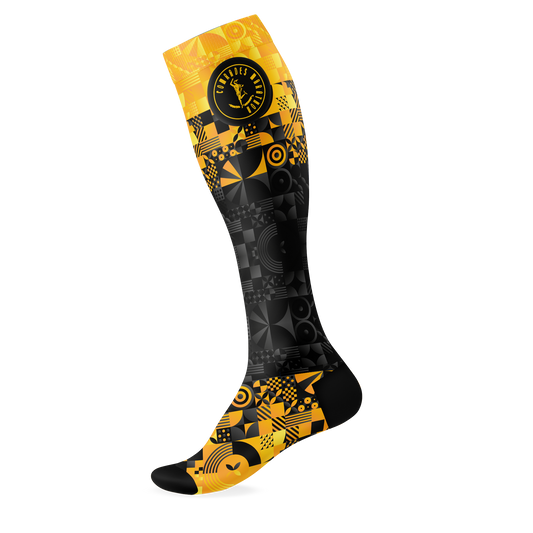 Comrades Marathon Yellow Knee High Socks