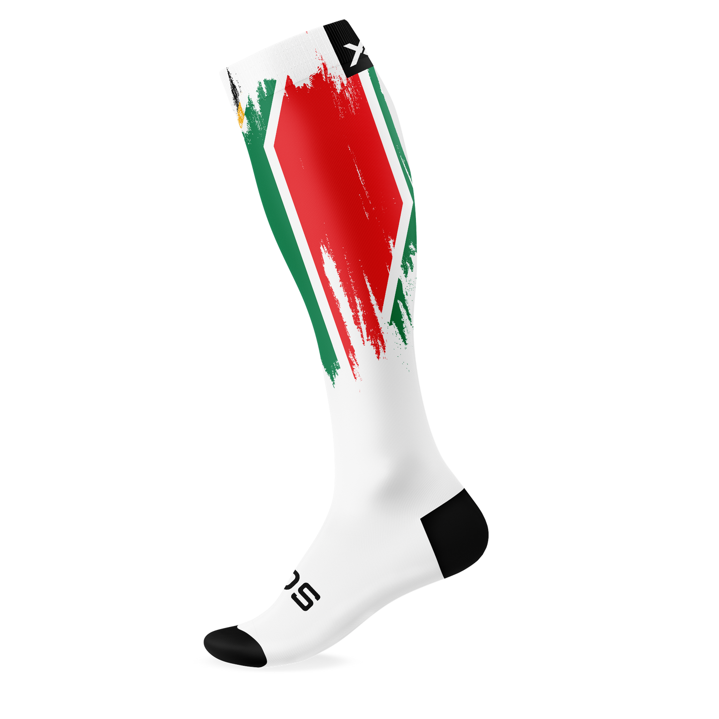 SA Splash White Knee High Socks