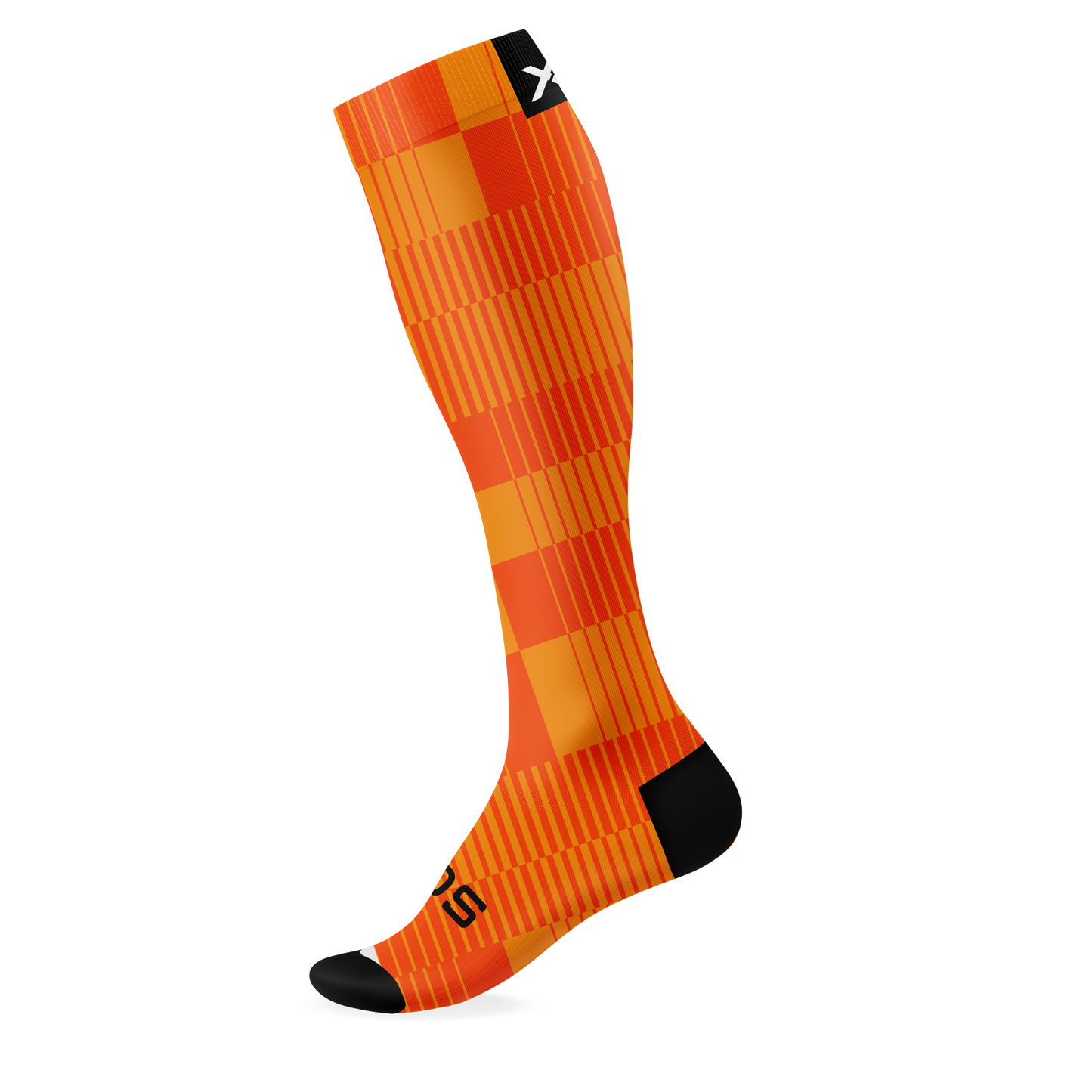Slight Orange Knee High Socks
