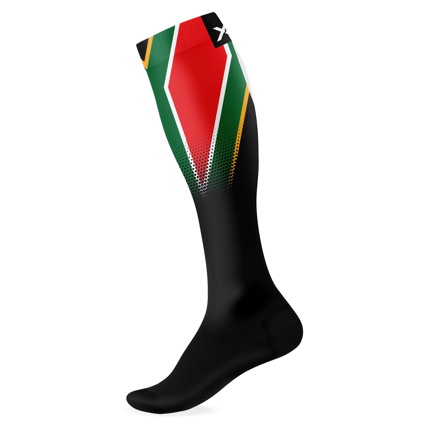 South Africa Flag Knee High Socks
