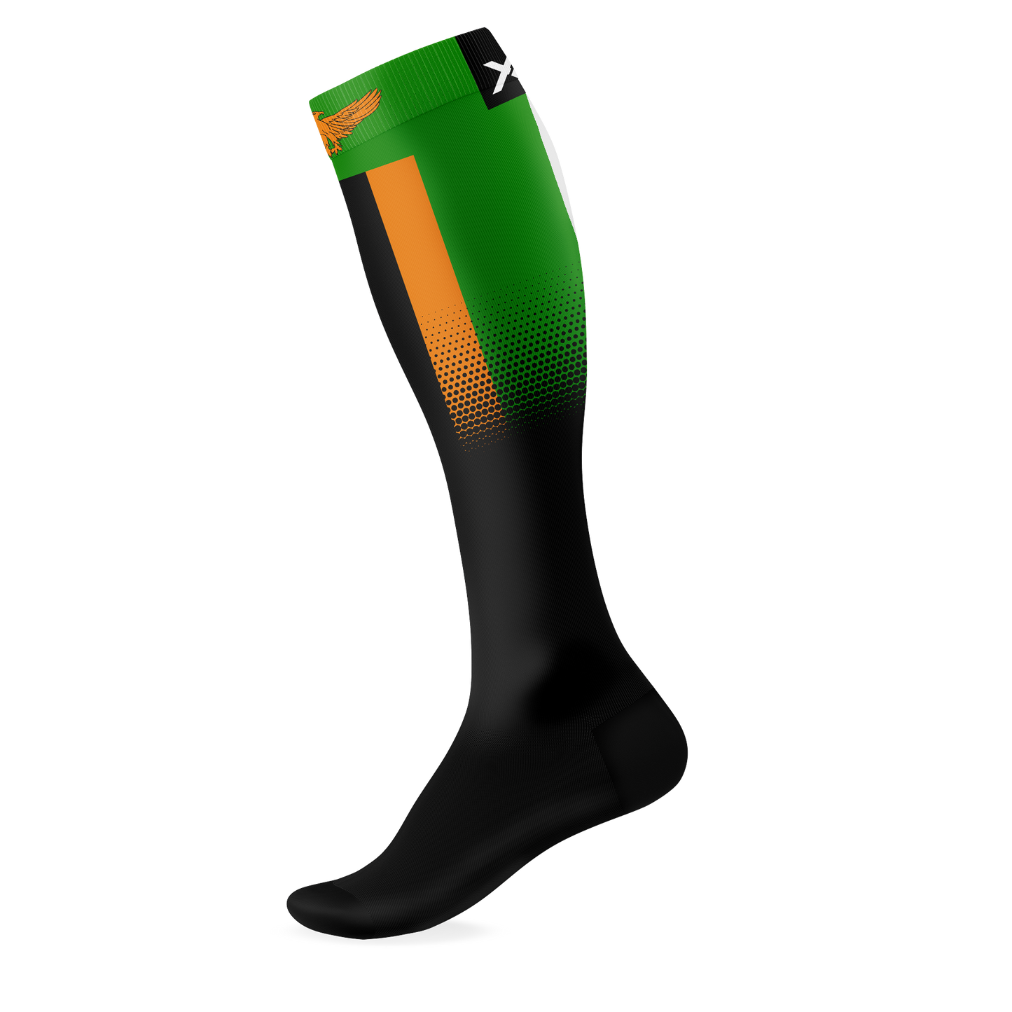 Zambia Flag Knee High Socks
