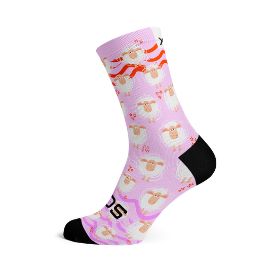 Pink Sheep Casual Crew Socks