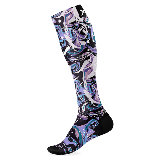 Milky Way Knee High Socks